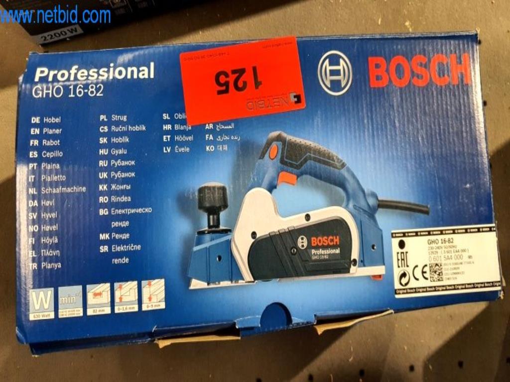 Used Bosch Professionell GHO 16-82 Električni skobeljnik for Sale (Auction Premium) | NetBid Slovenija