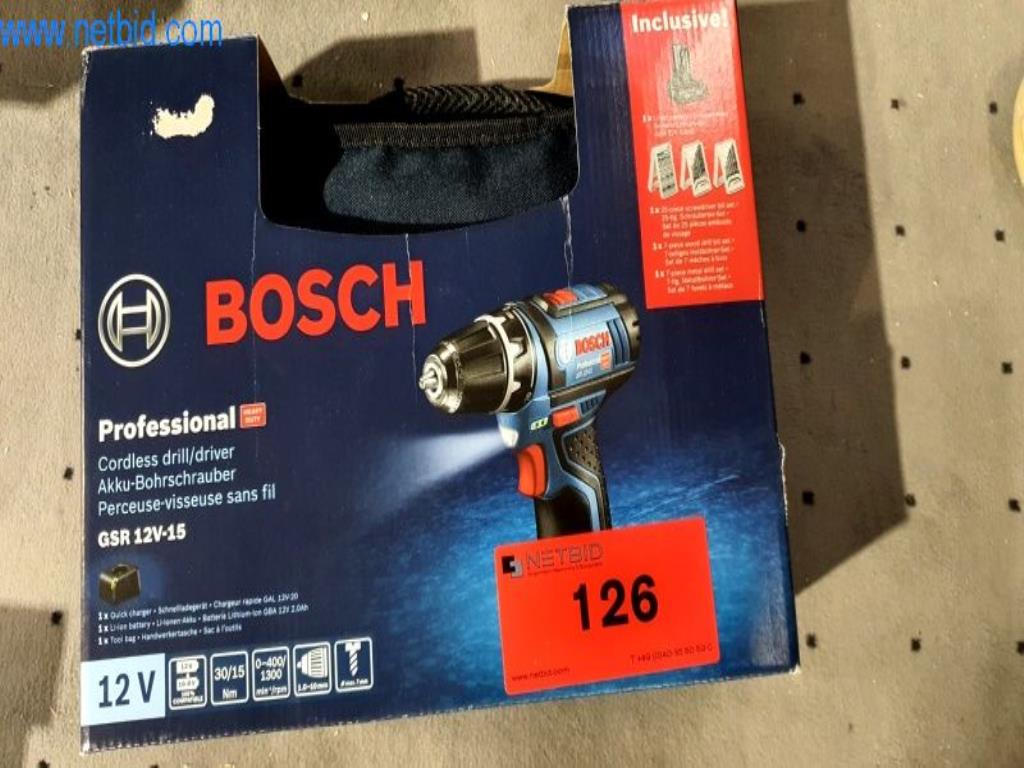 Used Bosch Profesionell GSR12V 15 Akumulatorski izvijač for Sale (Auction Premium) | NetBid Slovenija