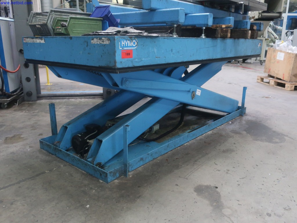 Used HYMO M4 060160-D2 (DX60-16 / 12-M) Scissor lift table for Sale (Auction Premium) | NetBid Industrial Auctions