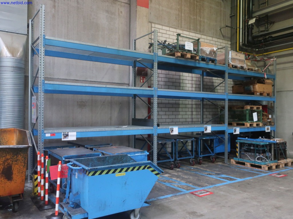 Used LÜTZENKIRCH 4003-100AT Pallet racking system for Sale (Auction Premium) | NetBid Industrial Auctions