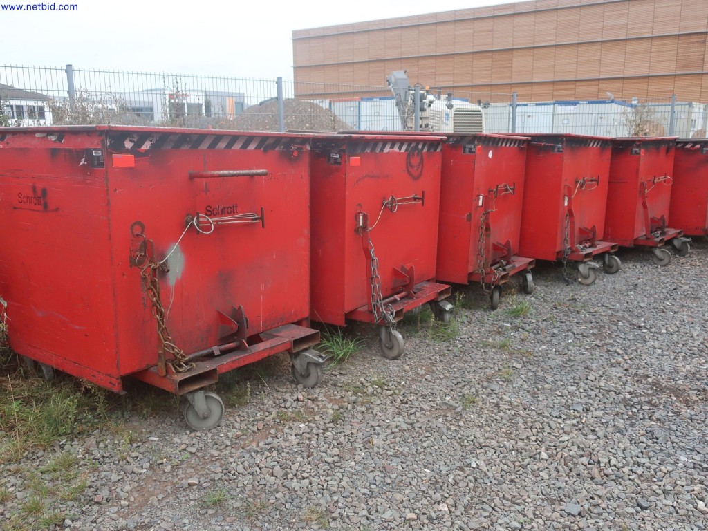 Tipping container (red/yellow)