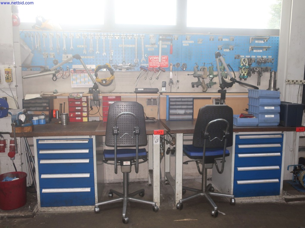 Used 6 Workbenches for Sale (Auction Premium) | NetBid Industrial Auctions