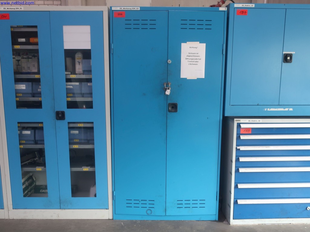 Used Steel cabinet (later release from 02.12.2024) for Sale (Auction Premium) | NetBid Industrial Auctions