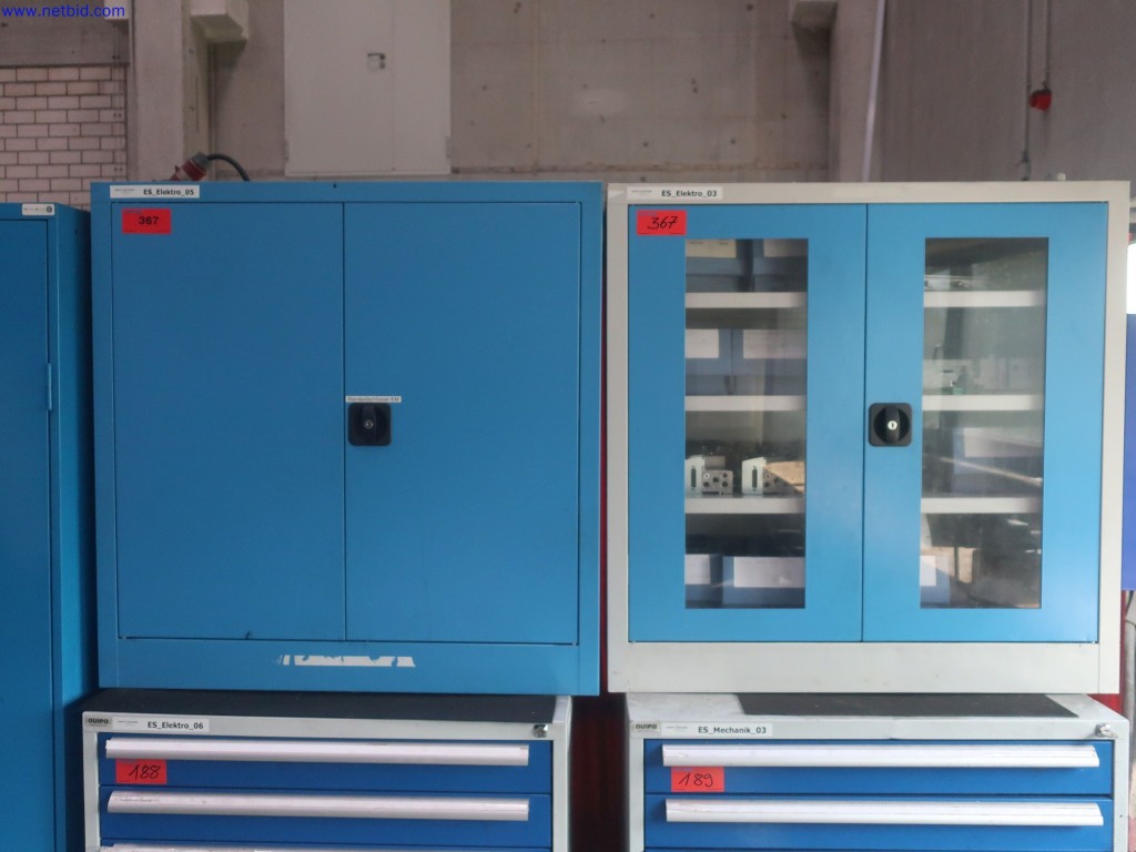 Used 2 Steel cabinets (top cabinets) for Sale (Auction Premium) | NetBid Industrial Auctions