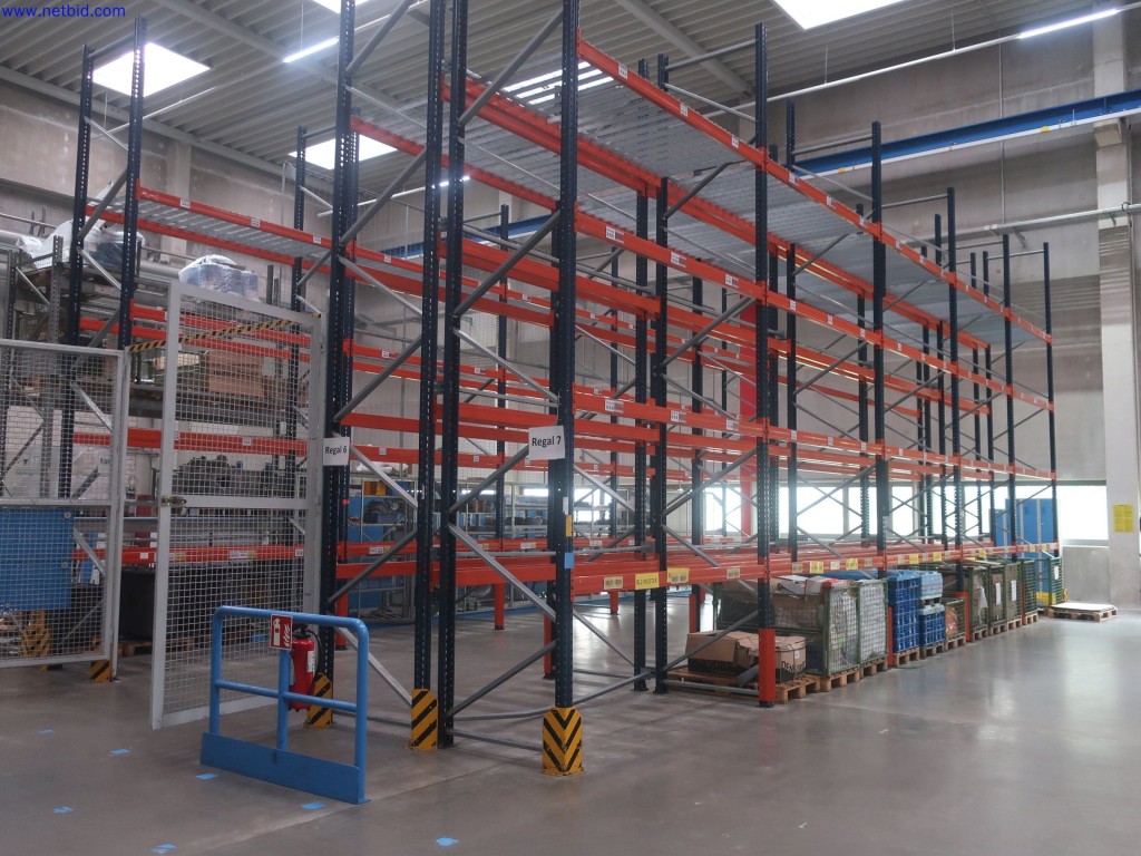 Used LBI Pallet racking system for Sale (Auction Premium) | NetBid Industrial Auctions