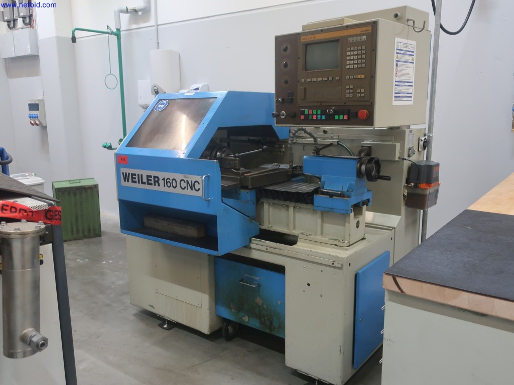 WEILER 160CNC CNC draaibank gebruikt kopen (Auction Premium) | NetBid industriële Veilingen