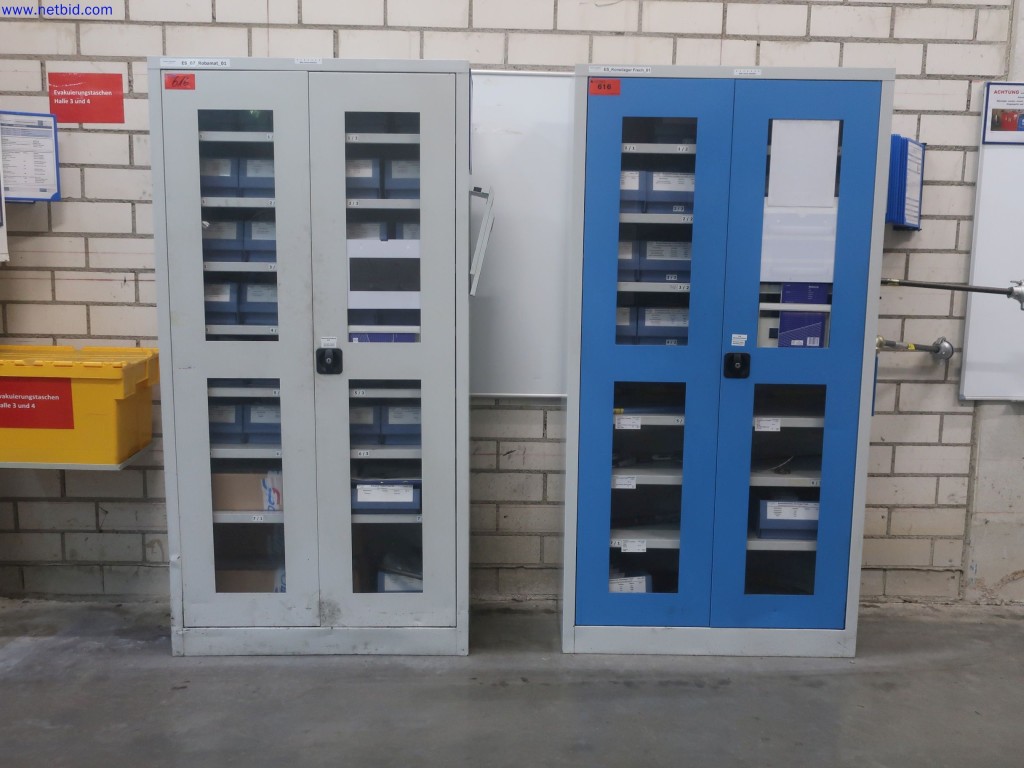 Used 2 Steel cabinets for Sale (Auction Premium) | NetBid Industrial Auctions