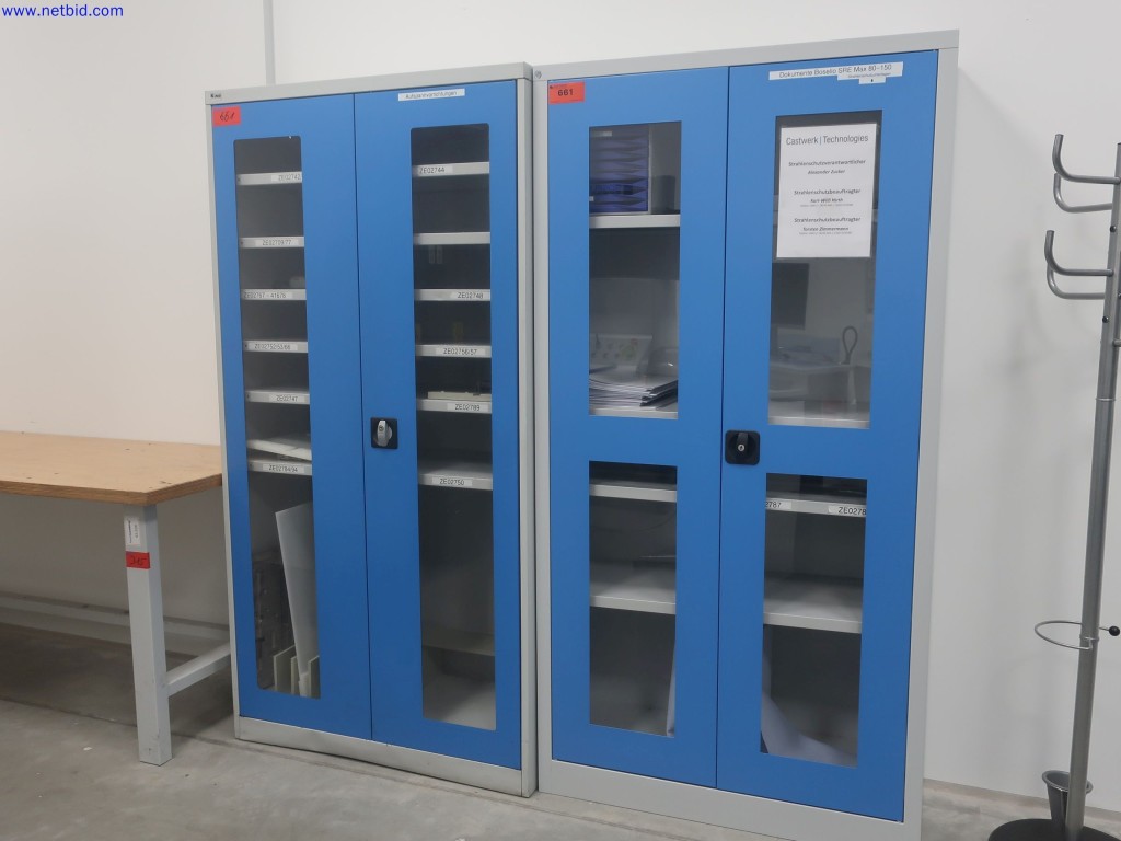 Used 2 Steel cabinets for Sale (Auction Premium) | NetBid Industrial Auctions