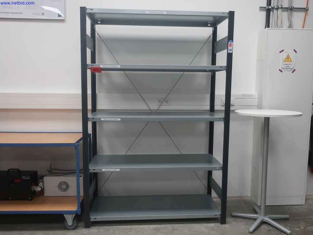 Used 2 Steel boltless shelving for Sale (Auction Premium) | NetBid Industrial Auctions