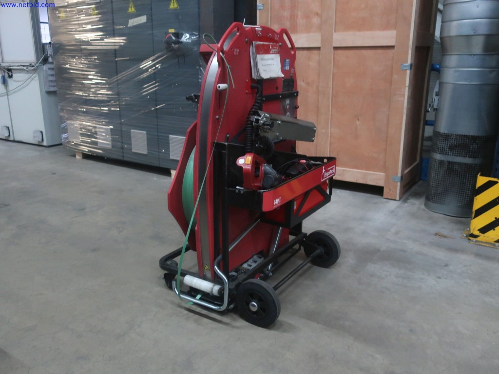 Used ERGOPACK 740E Battery-powered plastic strapping machine for Sale (Auction Premium) | NetBid Industrial Auctions