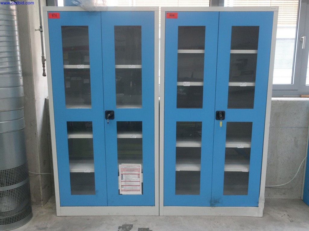 Used 2 Steel cabinets for Sale (Auction Premium) | NetBid Industrial Auctions