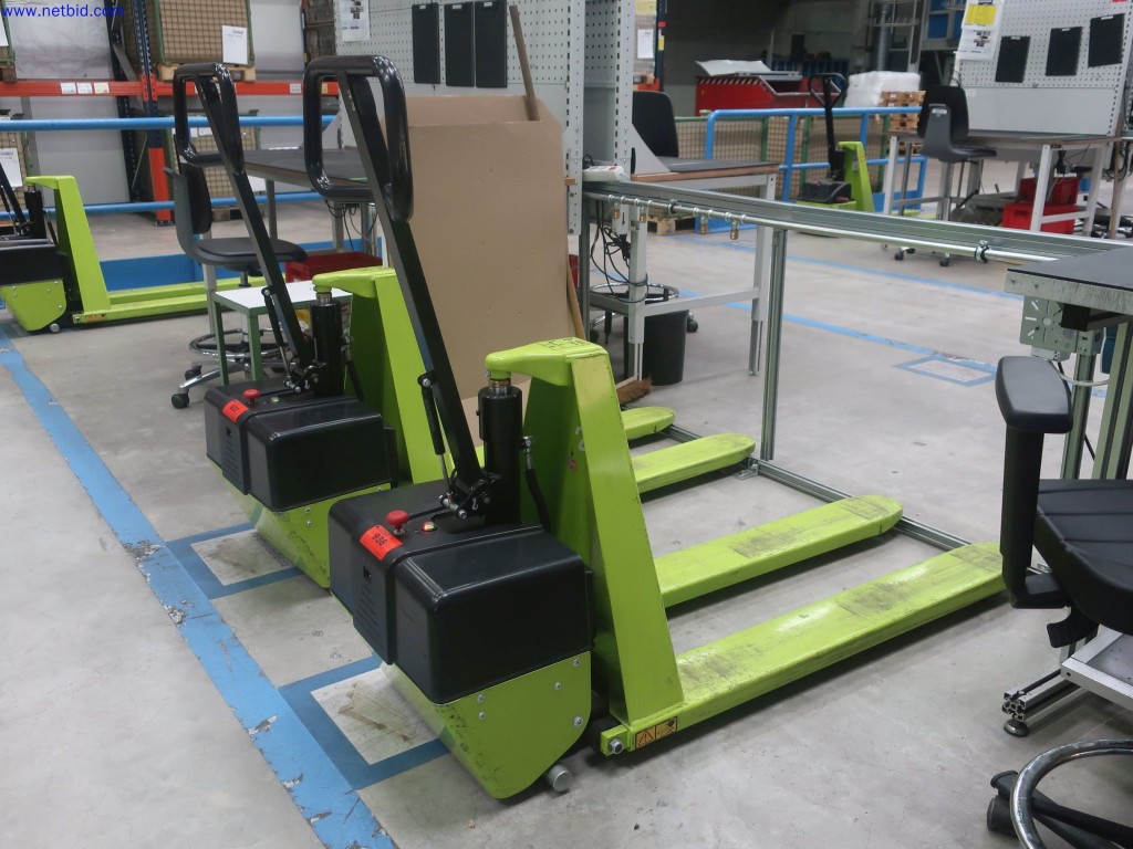 Used LIFTER HX10E (grün) Electric scissor lift truck for Sale (Auction Premium) | NetBid Industrial Auctions