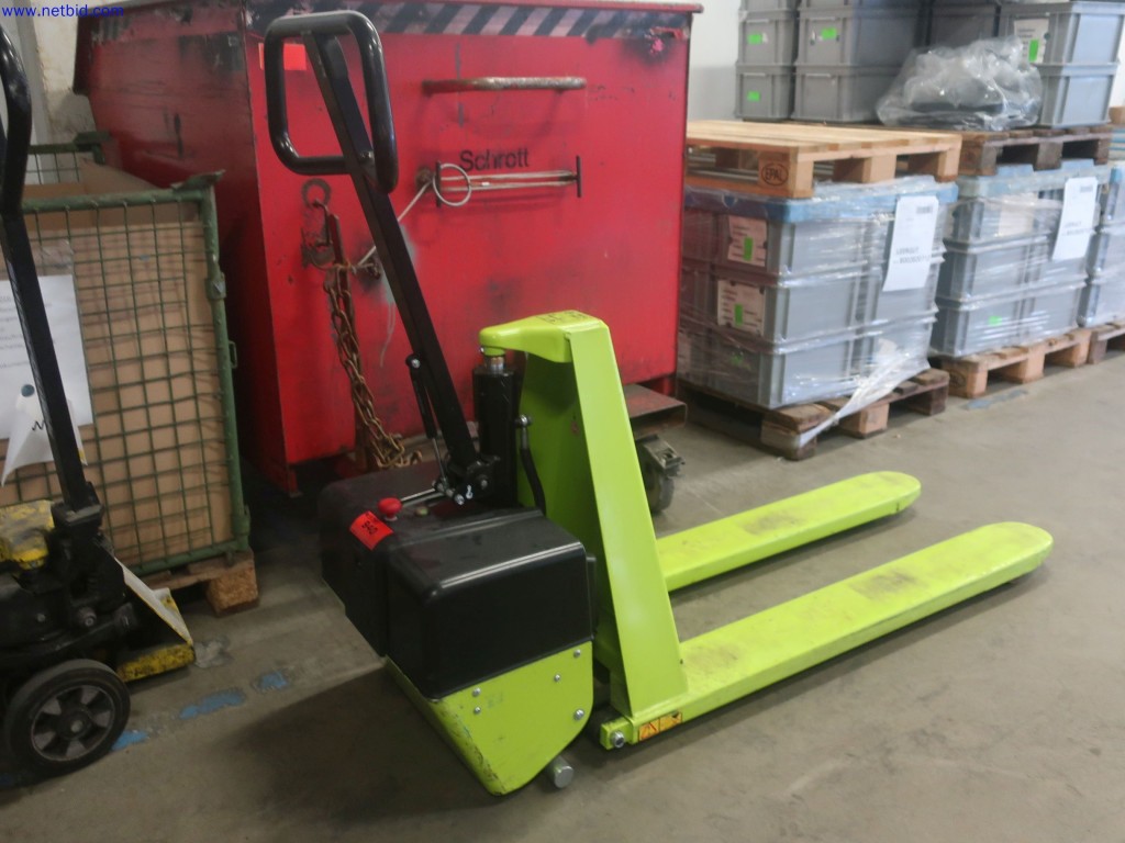 Used LIFTER HX10E (grün) Electric scissor lift truck for Sale (Auction Premium) | NetBid Industrial Auctions