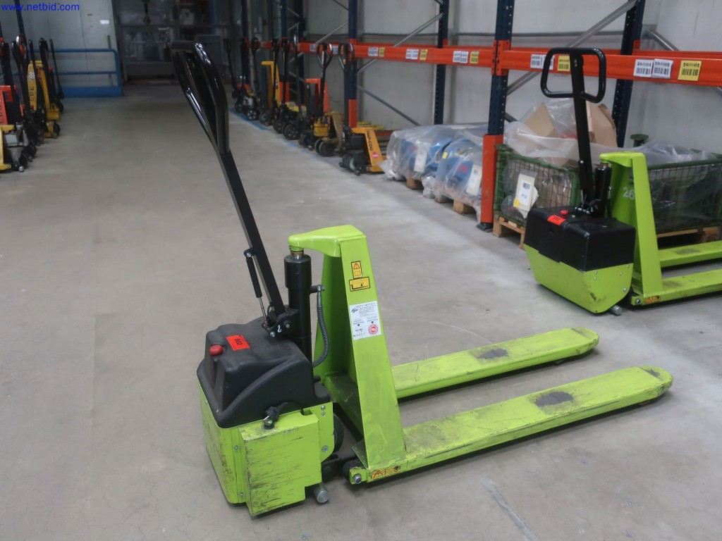 Used LIFTER HX10E (grün) Electric scissor lift truck for Sale (Auction Premium) | NetBid Industrial Auctions