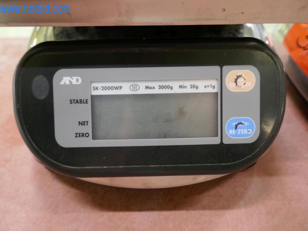 Used AND SK2000WP 2 Scales for Sale (Auction Premium) | NetBid Slovenija