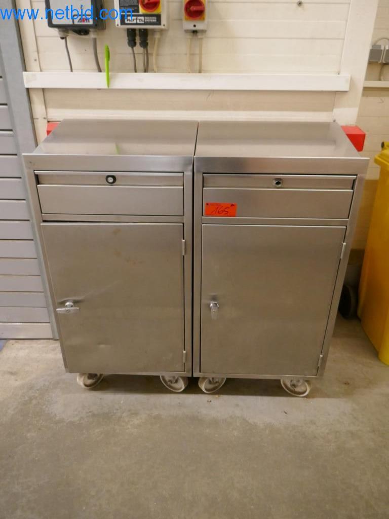 Used 2 Stainless Steel Storage Trolley for Sale (Auction Premium) | NetBid Slovenija