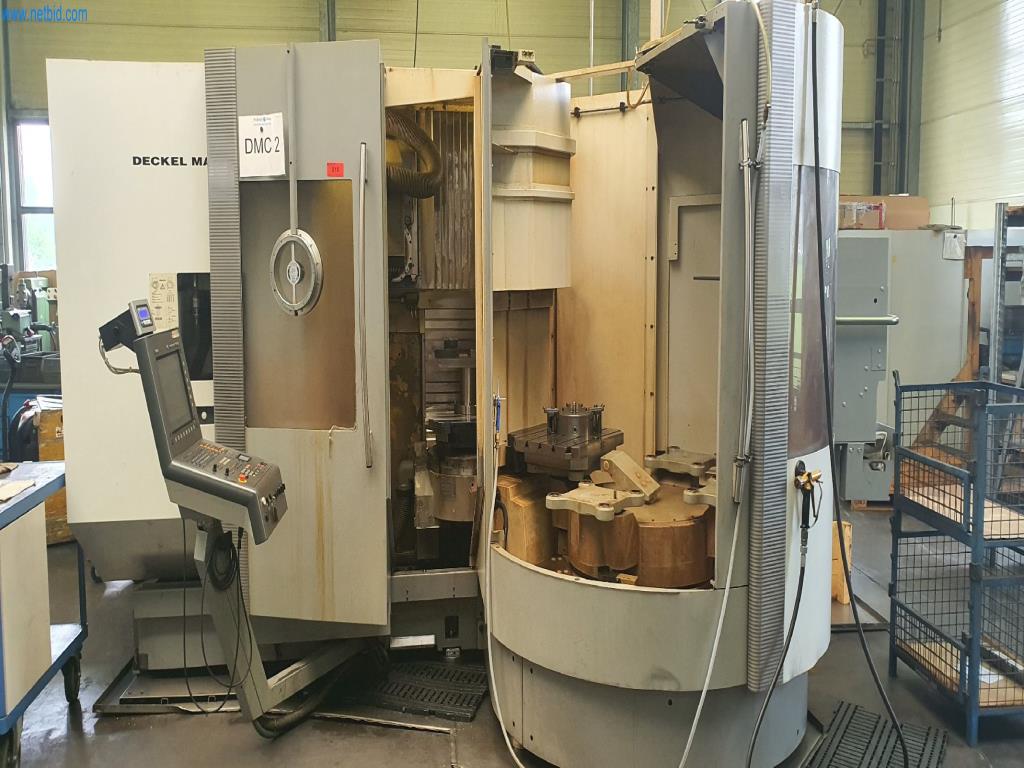 Deckel Maho DMC60TRS3 CNC machining center (VERWERTUNG KLÄREN da Miete Merz Maschinen)
