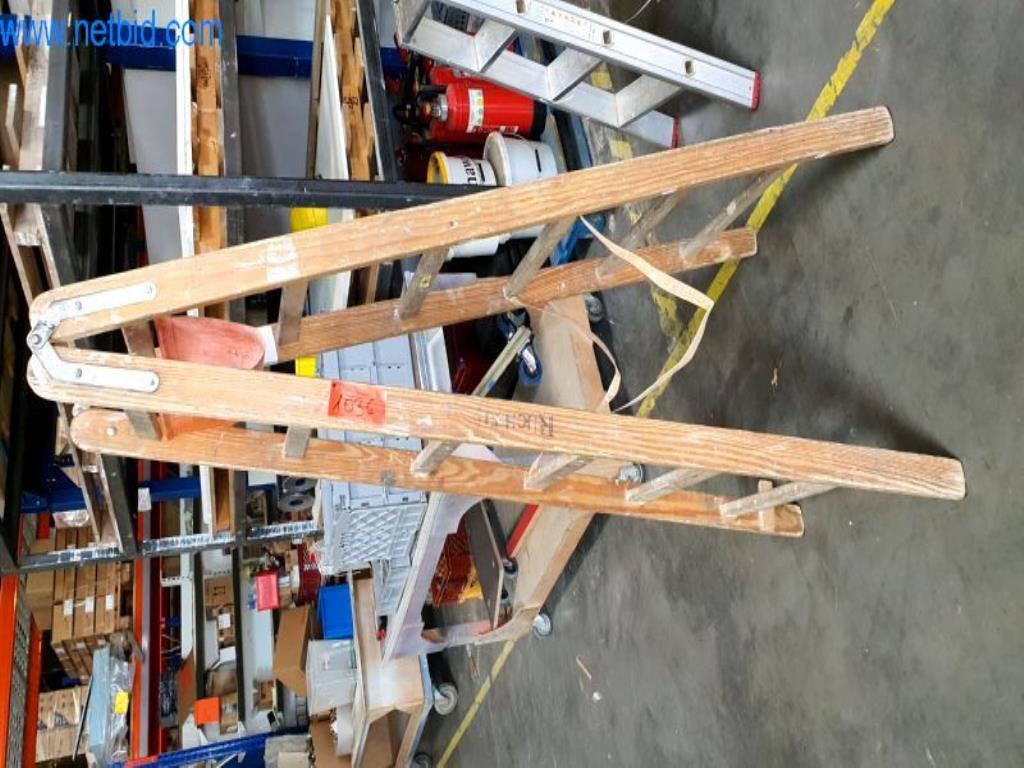 Used Layher Wooden stepladder for Sale (Auction Premium) | NetBid Slovenija