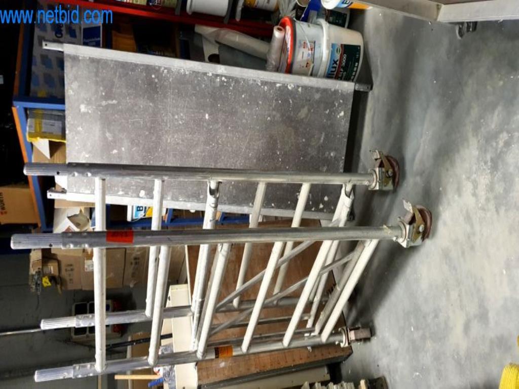 Used Layher Zifa Aluminum rolling scaffold for Sale (Auction Premium) | NetBid Slovenija