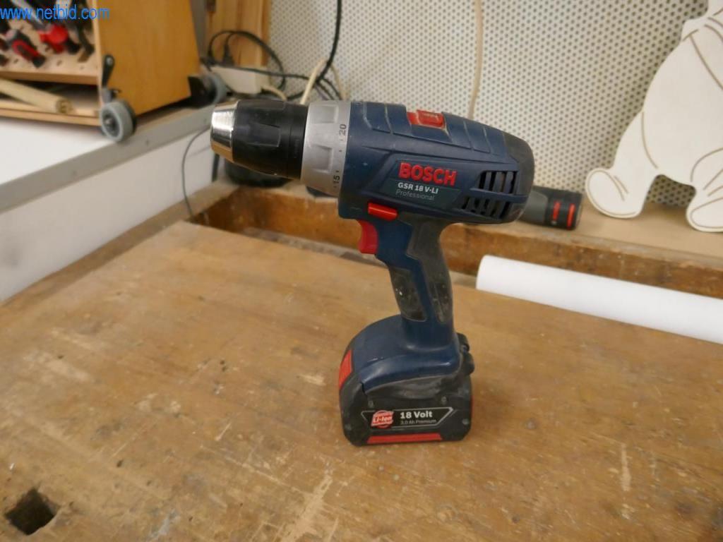 Used Bosch GSR18V-LI Cordless screwdriver for Sale (Auction Premium) | NetBid Slovenija