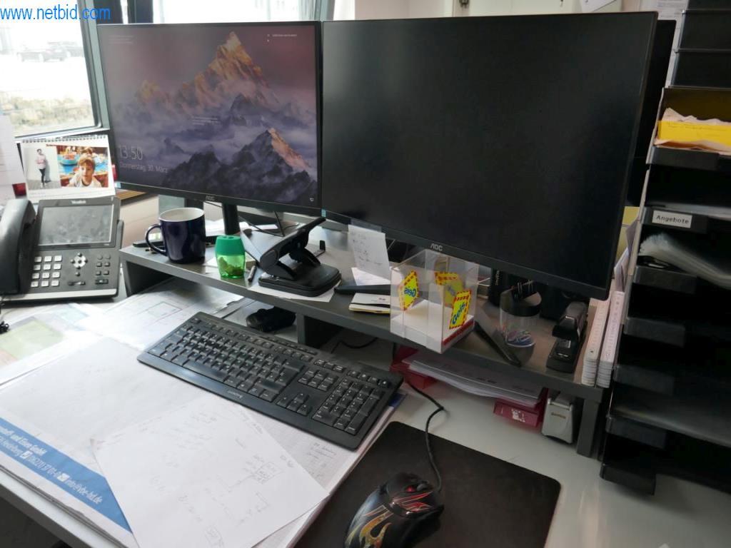 Used AOC 2 24" monitors for Sale (Auction Premium) | NetBid Slovenija