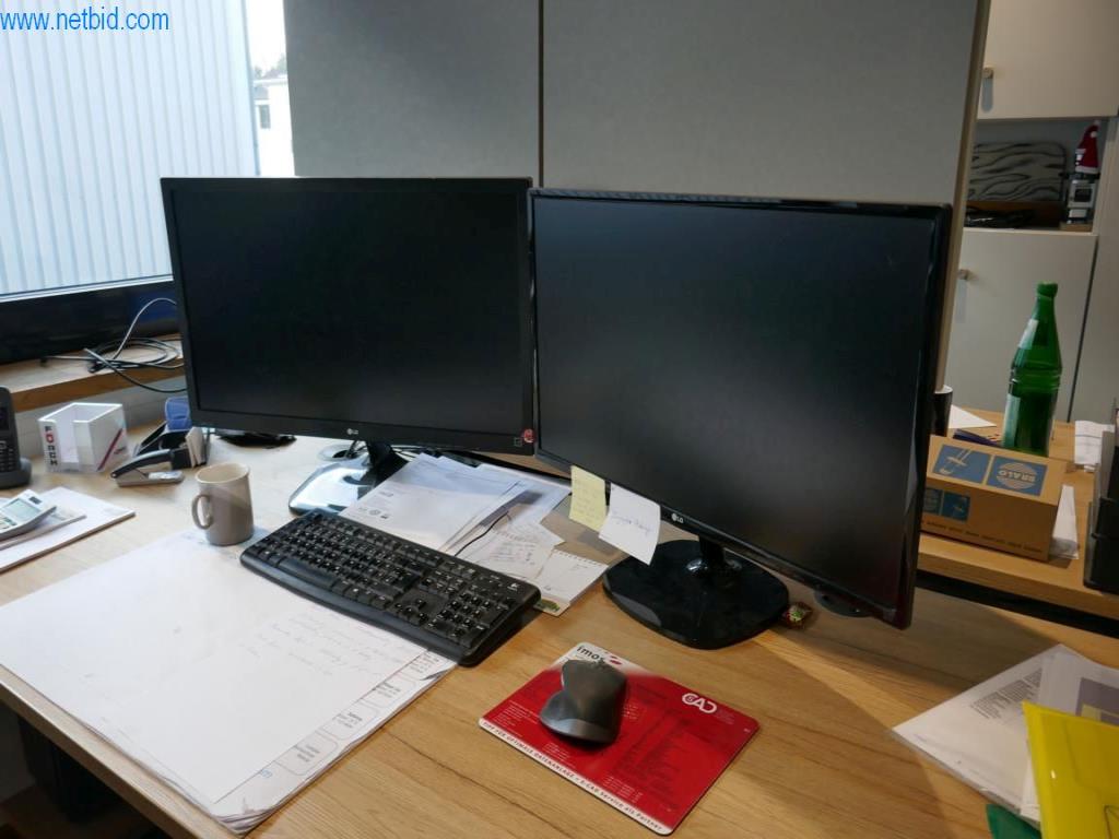 Used LG 2 24" monitors for Sale (Auction Premium) | NetBid Slovenija