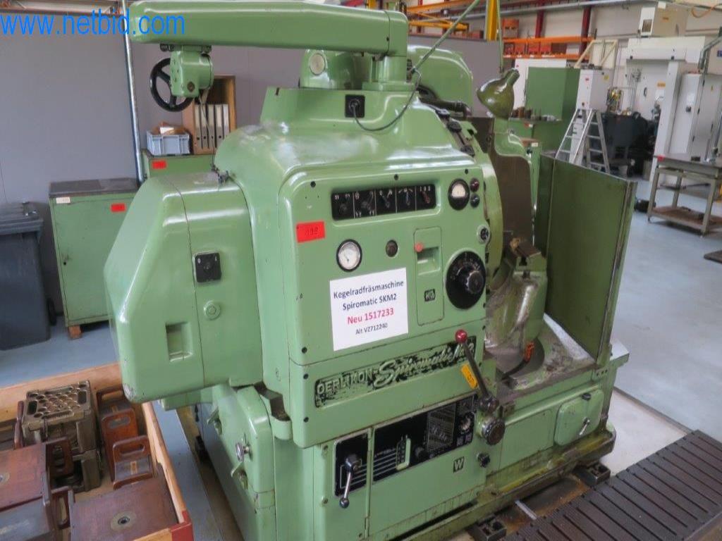 Used Oerlikon Spiromatic No.2 SKM2 Bevel gear milling machine for Sale (Online Auction) | NetBid Industrial Auctions