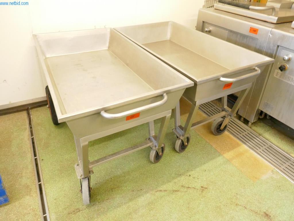 Used 2 Stainless steel transport trolley for Sale (Auction Premium) | NetBid Slovenija