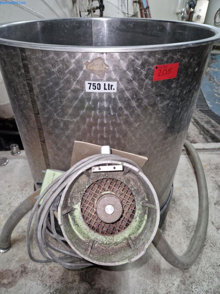 Used Stainless steel container with agitator for Sale (Auction Premium) | NetBid Slovenija