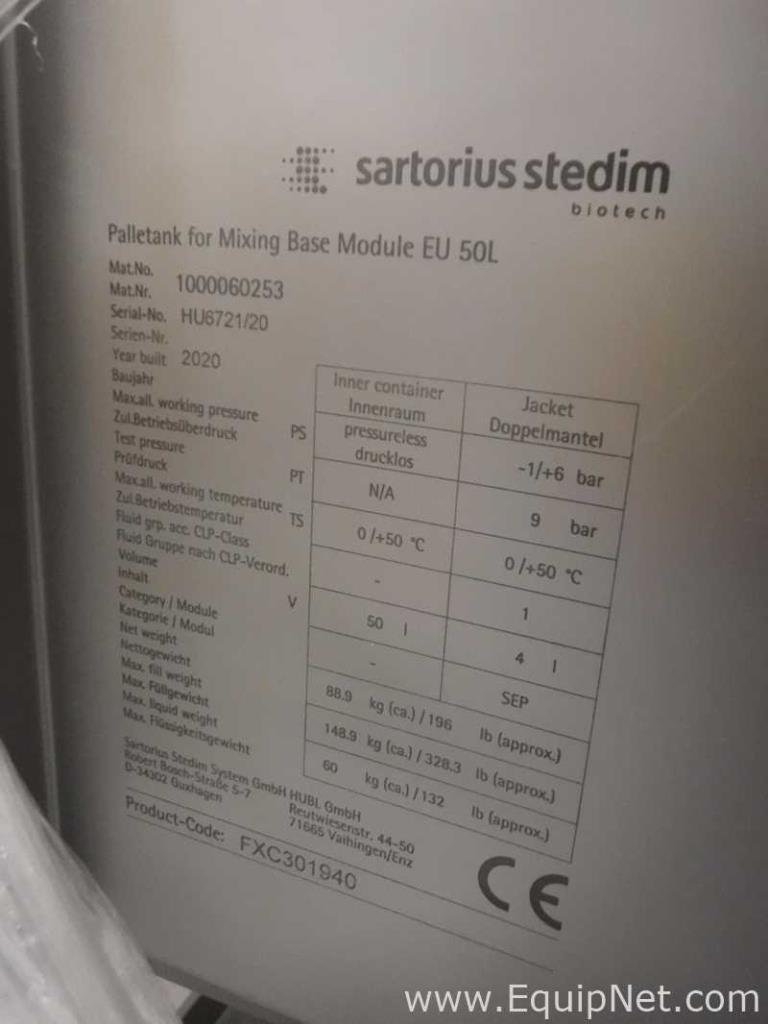 Used Sartorius Stedim Palletank Unused Palletank 50L Mixer for Sale (Auction Premium) | NetBid Industrial Auctions