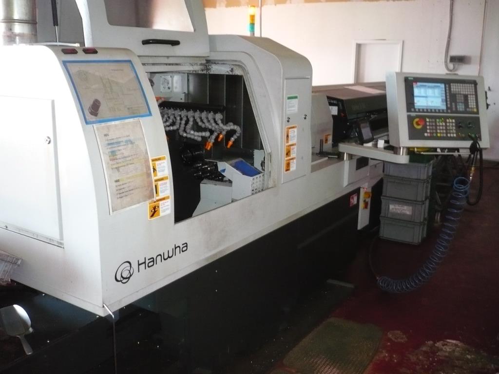 Used Hanwha XG38IINH CNC stružnica z drsno glavo for Sale (Online Auction) | NetBid Slovenija