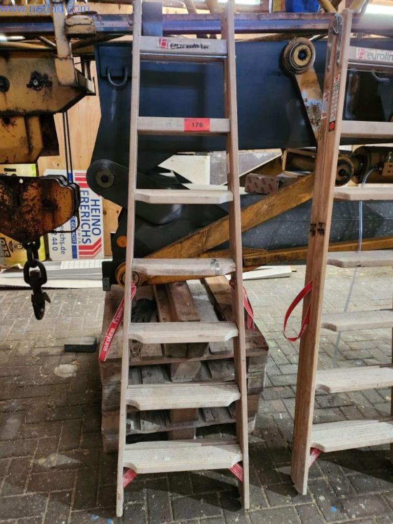 Used Wooden folding ladder for Sale (Online Auction) | NetBid Slovenija