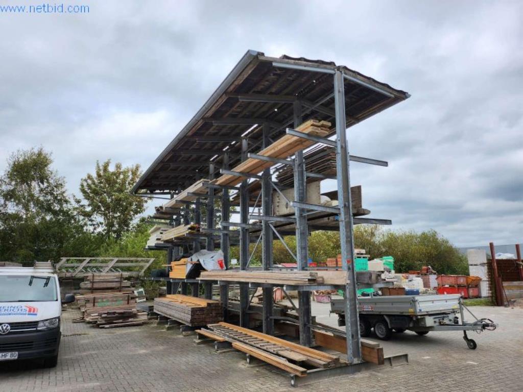 15 lfm. double sided cantilever rack gebruikt kopen (Auction Premium) | NetBid industriële Veilingen