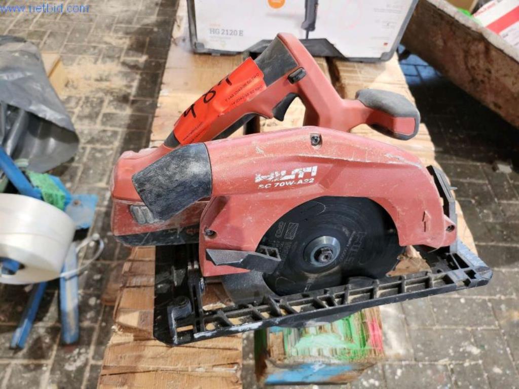 Used Hilti SC70W-A32 Cordless hand-held circular saw for Sale (Auction Premium) | NetBid Slovenija