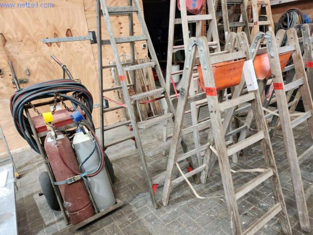 Used 2 Wooden folding ladder for Sale (Auction Premium) | NetBid Slovenija