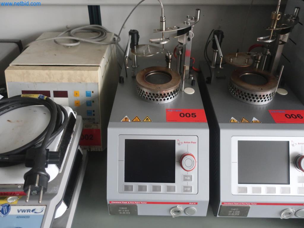 Used Anton Paar CLA 5 Clevelandov tester plamena in ognjene točke for Sale (Trading Premium) | NetBid Slovenija