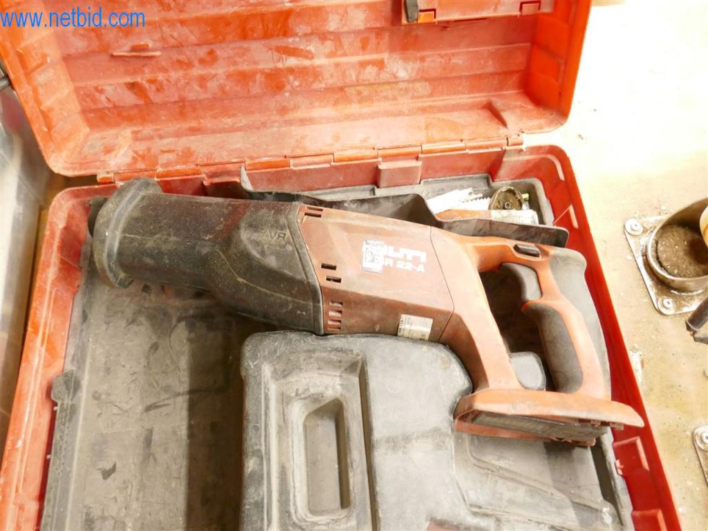 Used Hilti 22-A Cordless reciprocating saw for Sale (Auction Premium) | NetBid Slovenija