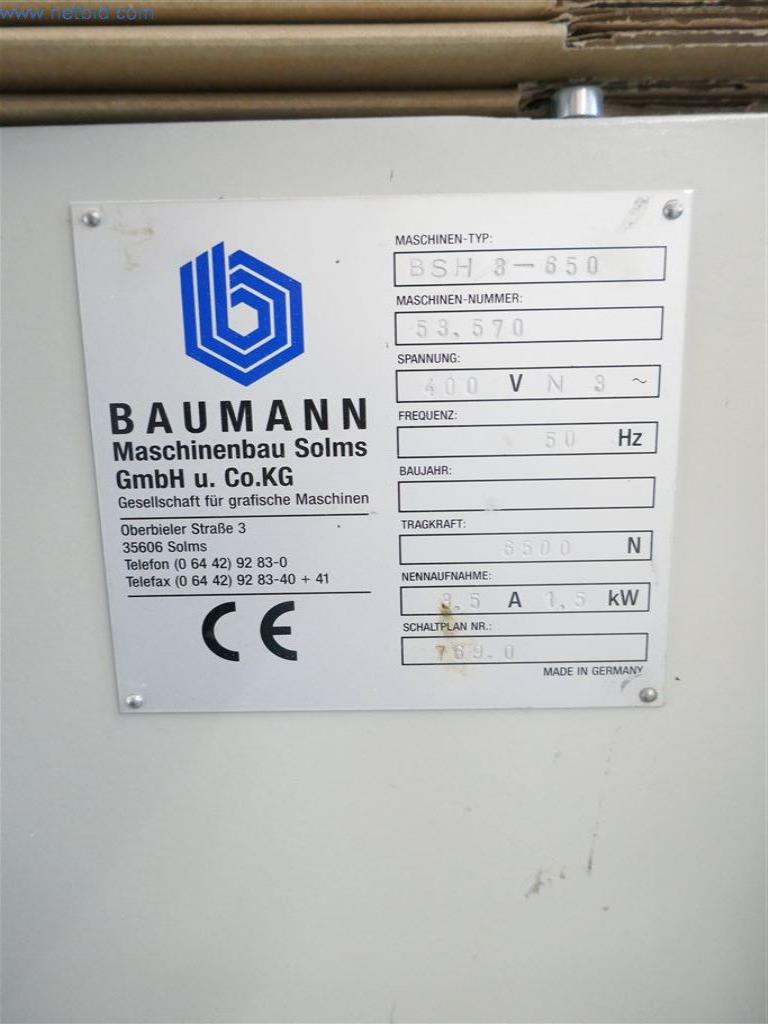 Baumann BSH3-650 Stack lifter kupisz używany(ą) (Auction Premium) | NetBid Polska