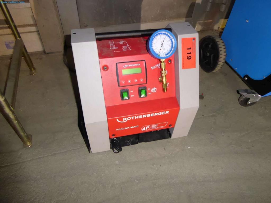 Used Rothenberger Roklima Multi 4F Maintenance device for air conditioning systems for Sale (Auction Premium) | NetBid Industrial Auctions