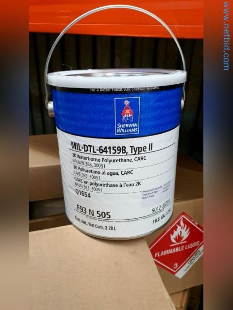 Used Cherwin Williams MIL-DTL-64159B Typ 2 1 Posten Lacquer for Sale (Auction Premium) | NetBid Industrial Auctions