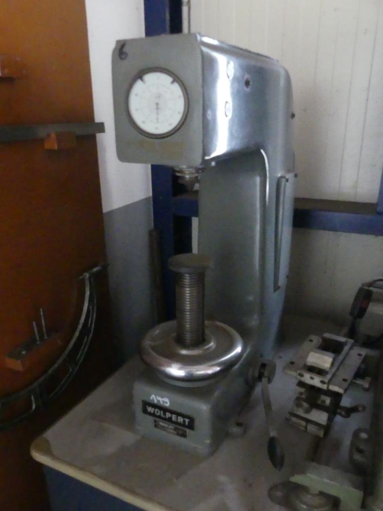 Used Otto Wolpert-Werke MG H.P. Hardness tester for Sale (Auction Premium) | NetBid Slovenija