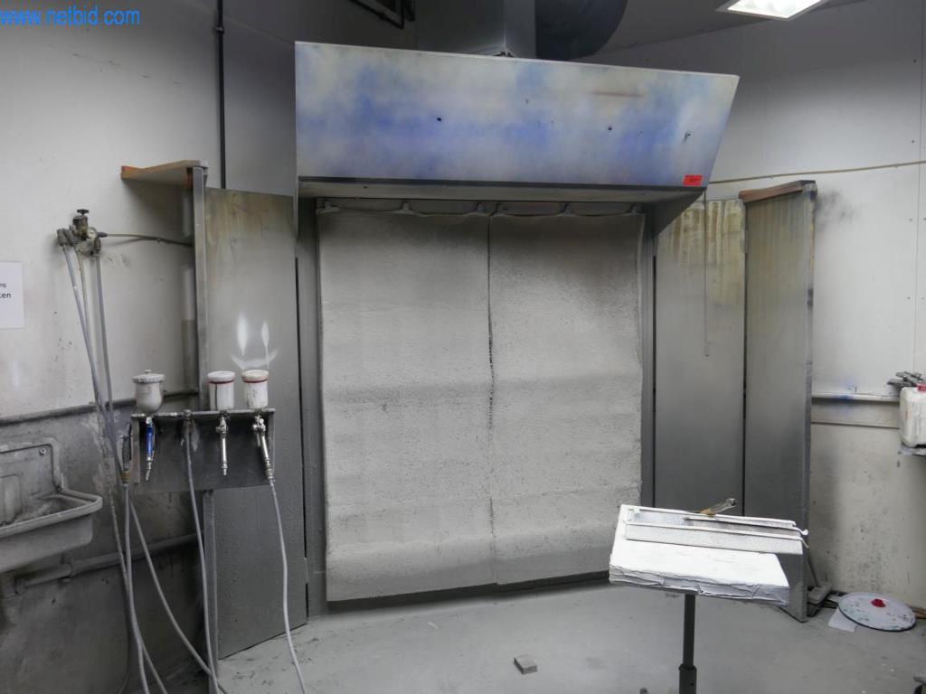 Used Manual painting stand (3950) for Sale (Auction Premium) | NetBid Industrial Auctions