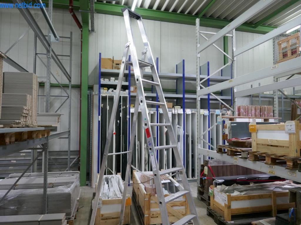Escalera de caballete de aluminio (Auction Premium) | NetBid España