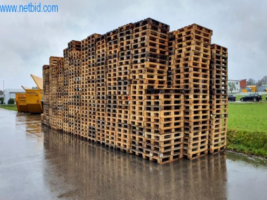Used ca. 1050 Euro pallets for Sale (Auction Premium) | NetBid Industrial Auctions