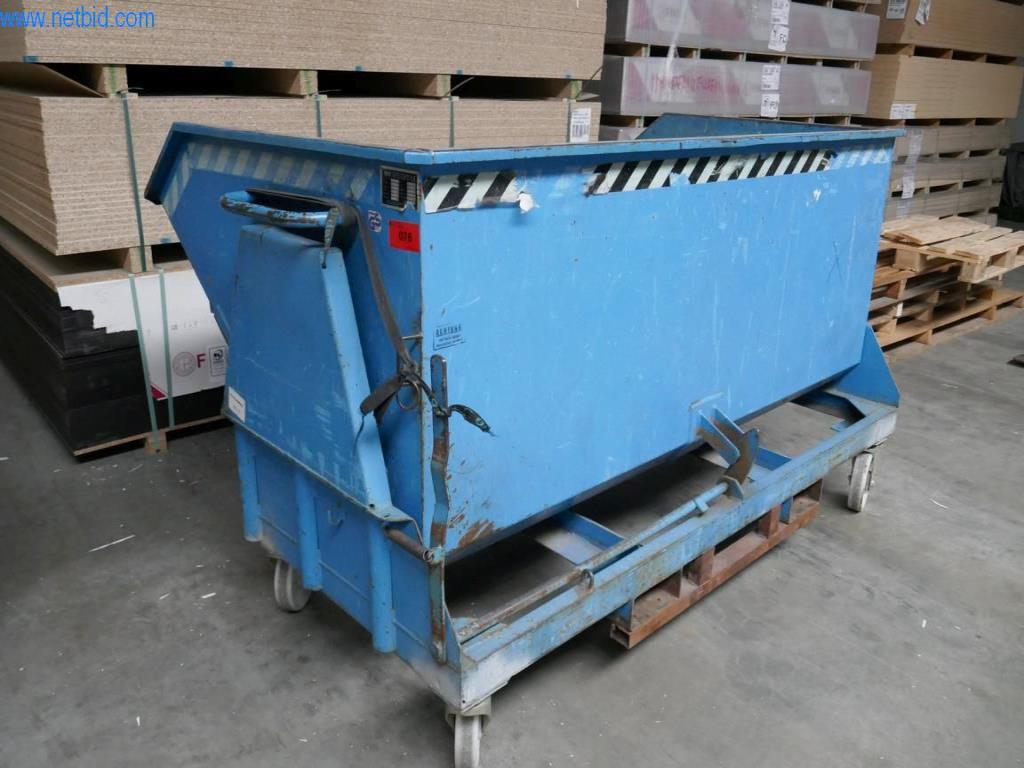 Used Bauer BK-R 180 Mobile chip tipping container for Sale (Auction Premium) | NetBid Industrial Auctions