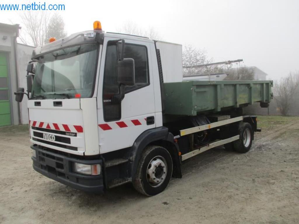 Iveco Tector 120 E 18 Kipper Vrachtwagen / haaklift (Belgisch kenteken)