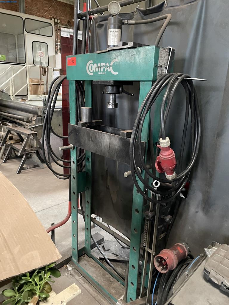 Used Compac T16 G1 Hydraulic frame press for Sale (Auction Premium) | NetBid Industrial Auctions