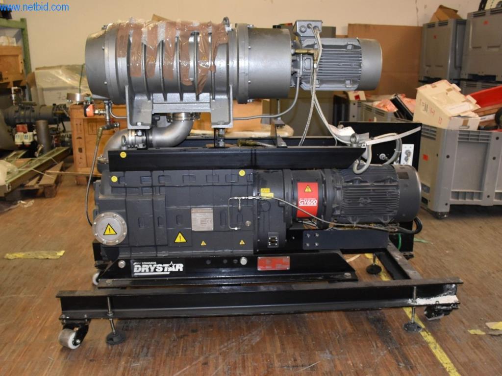 Used Edwards GV 600+EH4200 Vacuum pump system for Sale (Auction Premium) | NetBid Industrial Auctions