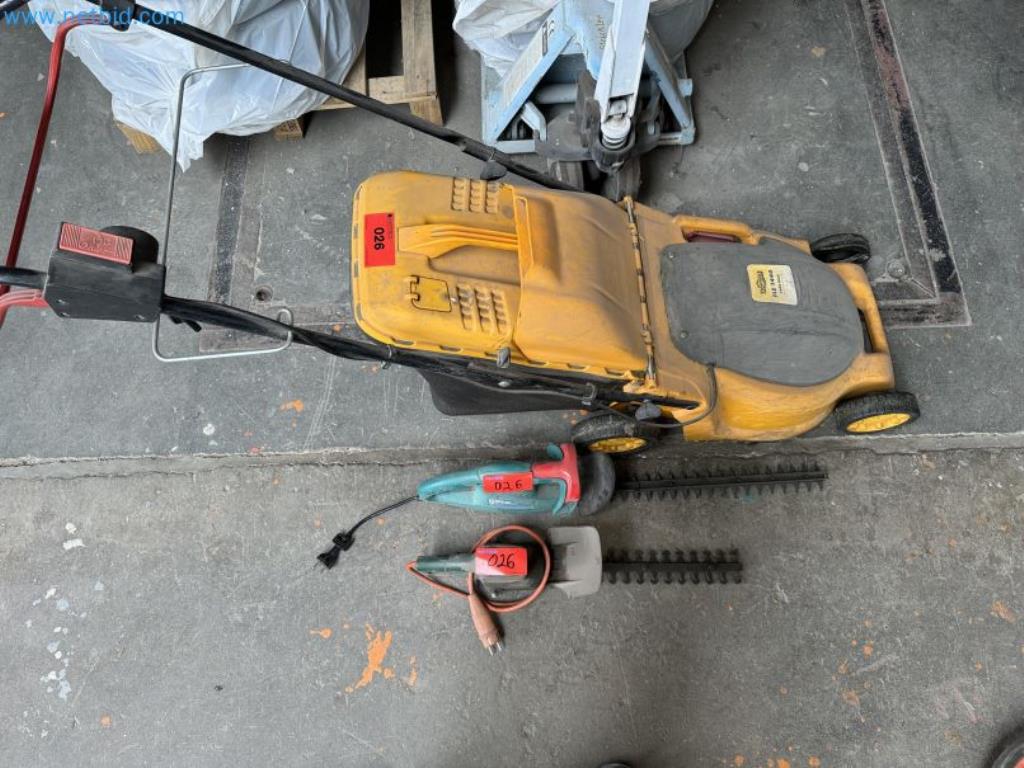 Used Fleurelle FLE 1440 Electric lawn mower for Sale (Trading Premium) | NetBid Industrial Auctions