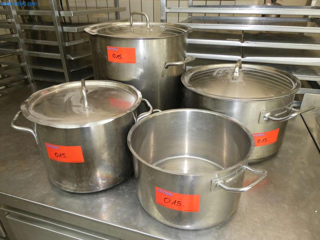 4 Edelstahl-Kochkessel gebraucht kaufen (Auction Premium) | NetBid Industrie-Auktionen